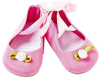 FRILLY LILY DOLLS BALLET SHOES LARGE SIZE 8.2 CMS X 4.2 CMS