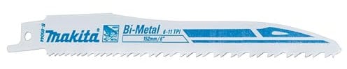 MAKITA B-05044 - BLister de 5 sierras de sable super express bim para metal 130mm 6-11 dpp