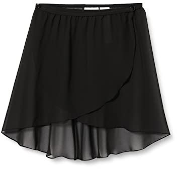 Capezio Ca1Ev 126 Chiffon Wrap Skirt Class Collection - Black, Large