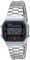 Casio Unisex Digital mit Edelstahl Armbanduhr A168WA 1W