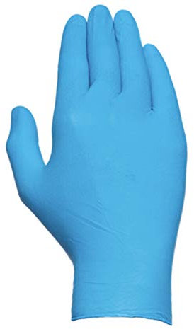 Juba G, desechable nitrilo sin polvo, azul - SIZE: 10