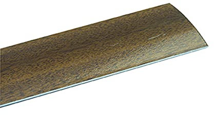 Amig - Übergangsprofil Selbstklebend | Maße: 820 mm x 4 mm x 0,5 mm | Farbe: Sapelli | Klebstoff | Übergangsstreifen | Fugenprofil für Böden, Parkett und Terrassen | Für Holzböden