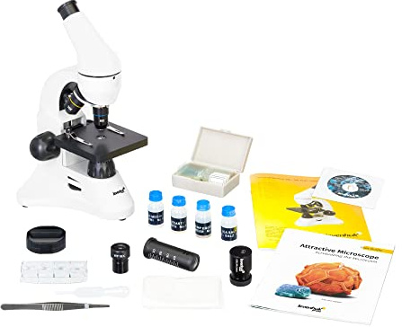 Levenhuk Rainbow D50L Plus 2M Digitales Mikroskop 64–1280x, mit 2MP Kamera