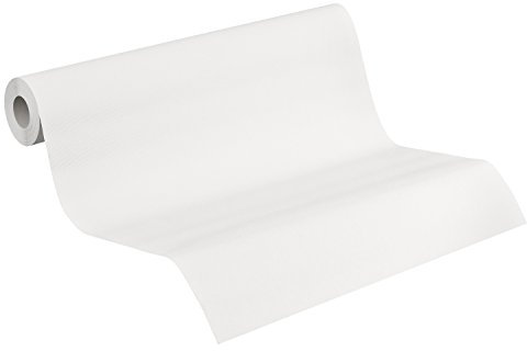 Esprit Home Vliestapete Buenos Aires Tapete Unitapete 10,05 m x 0,53 m weiß Made in Germany 941481 94148-1