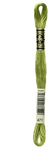 DMG Plaid Cotton Thread, Variegated for Stitching, 8 Metres Coloris / 471