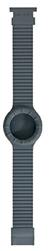 HIP HOP CINTURINO DONNA COLLEZIONE HERO 32 REGOLABILE IN SILICONE GRIGIO HBU0011