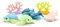 Iwako Puzzle Radiergummi Aquarium