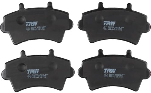 TRW GDB1442 Bremsbelagsatz 4-Teilig für Renault Master II Van (FD) 1997-2013 Vorderachse und Andere Fahrzeuge | Kompatibel mit: NISSAN INTERSTAR Bus, INTERSTAR Kasten, INTERSTAR Pritsche/Fahrgestell, OPEL MOVANO A Bus, MOVANO A Kasten