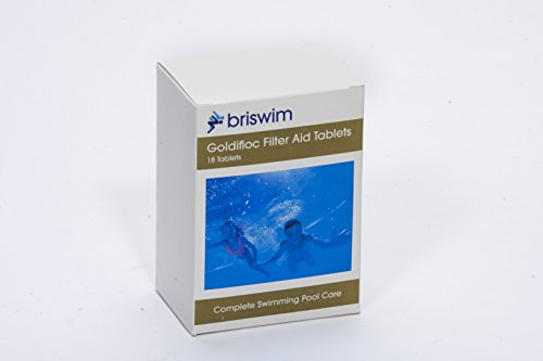 OPC Briswim Goldifloc Swimming Pool Clarifier/Floc/Sparkle Tablets Box of 18 Tablets