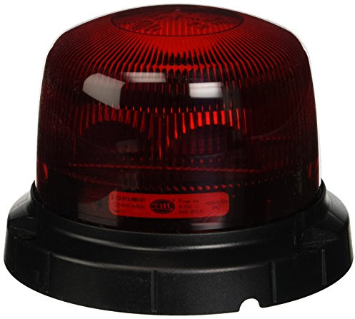 HELLA 2XD 012 480-011 LED-Proiettore rotante, KLX1, 12/24V, rosso, Montaggio, esterno