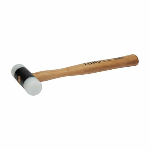 Martillo nylon mango madera, 28mm