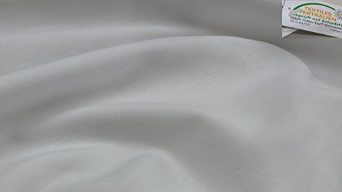 StoffBook WEIß FAHNENTUCH 100% BAUMWOLLE STOFF ÖKOTEX STOFFE, C929