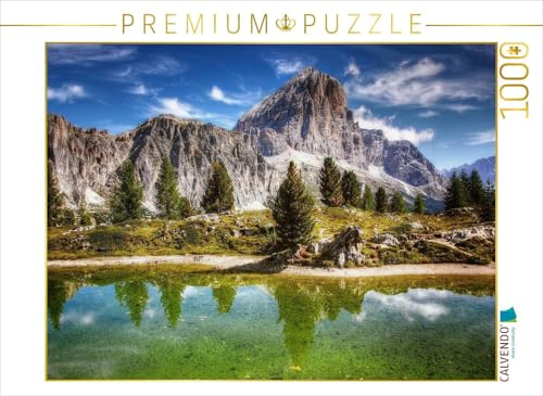 CALVENDO Puzzle Lech Limedes - Tofane de Rozes - Ampezzaner Dolomiten | 1000 Teile Lege-Größe 64 x 48 cm Foto-Puzzle für glückliche Stunden