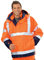 Warnschutzjacke Philipp, Gr. L, orange/blau