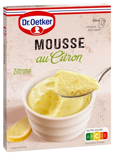 Dr. Oetker Vitalis Mousse, zitrone (8 x 93 g Packung)