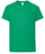 Fruit of the Loom Unisex Kids Original Crew Neck Short Sleeve T-Shirt, Green (Kelly Green), 5-6 Years (Manufacturer Size: 116)