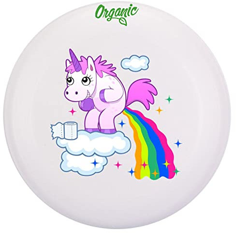 eurodisc 175g Unicorn Clouds Ultimate Frisbee Scheibe - Über 100m stabile Flugbahn - Profi Wurfscheibe für Outdoor Spiele - Mädchen Geschenk ab 3