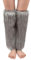 Nanxson Damen Stulpen Lange Furry Fuzzy Beinwärmer Strümpfe Winter Warm Beinlinge Stulpe TTW0034 (Grau