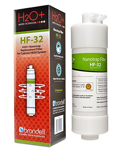 Brondell HF-32 Nanotrap Water Filter Replacement for Cypress Countertop Water Filtration System