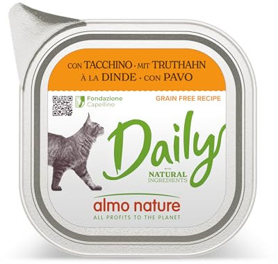 almo nature Daily Katzenfutter mit Huhn, Alleinfutter für Katzen, Nassfutter 32er Pack (32 x100g)
