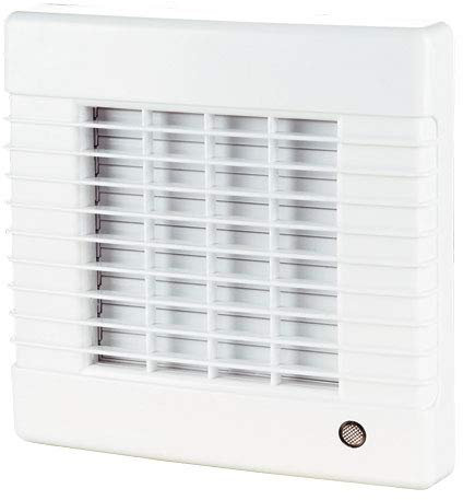 Haus-/Badlüfter mit automatischer Jalousie - Ø125mm, (9211)