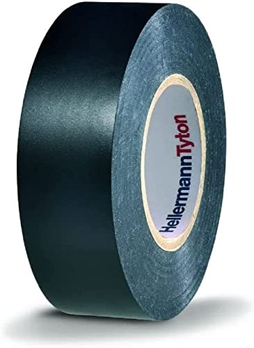 Hellermann Isolierband HelaTape Flex 15 (19mm x 25m, schwarz, PVC) 486316
