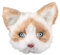Boland - Demi-masque en peluche, taille unique, masque facial, masque animal, masque de fourrure, accessoire, costume, déguisement, carnaval, fête masquée