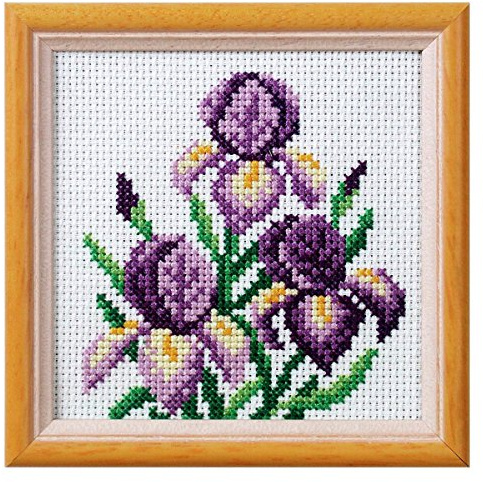 Iris Cross Stitch Kit