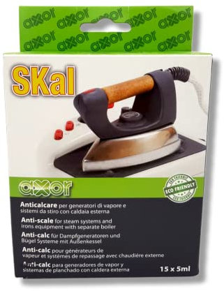 Axor Skal Anticalcare Ferri Da Stiro Caldaia, 15 Fiale Predosate da 5 ml, Made In Italy