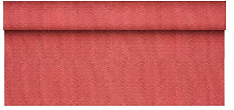 Papstar, Tischdecke, stoffähnlich, Vlies soft selection plus 25 m x 1,18 m rot auf Rolle, #84943