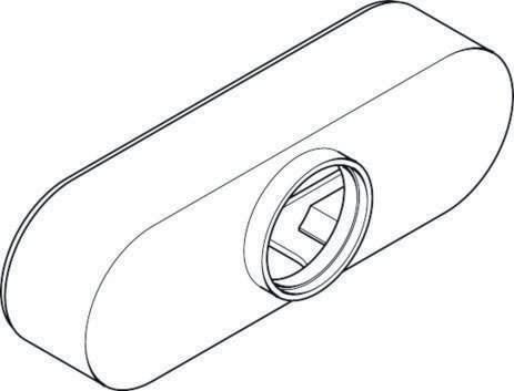 hansgrohe HG Wannen- u. Brausenmischer Aufputz Axor Abdeckhaube gelb