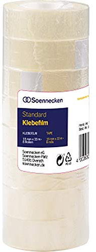 Soennecken Klebefilm 5847 19mmx33m transparent 8 St./Pack.