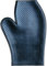 Harry's Horse Washandschoen Rubber, Farbe:schwarz