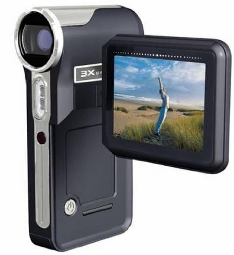Toshiba Caméscope Camileo Pro avec lecteur numérique/enregistreur vocal 7 mégapixel zoom optique : 3 x mémoire prise en charge : MMC, SD
