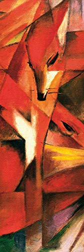 1art1 Franz Marc Poster Füchse, 1913 Kunstdruck Bild 158x53 cm