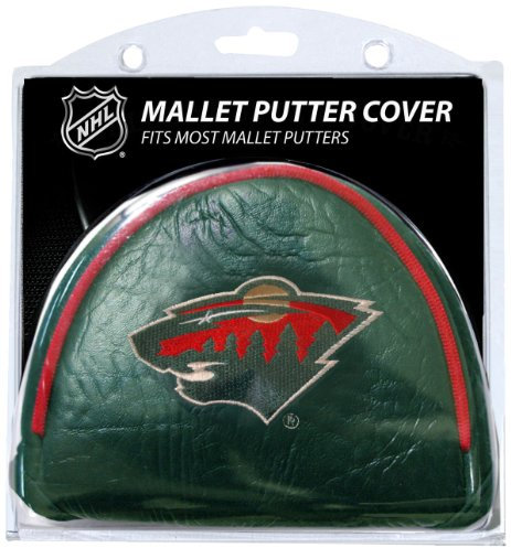 Team Golf NHL Minnesota Wild Golf Schläger-Putter-Abdeckung, passend für die meisten Schläger-Putter, Scotty Cameron, Daddy Long Legs, Taylormade, Odyssey, Titleist, Ping, Callaway