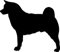 teddyfamily Akita Inu - Hundeaufkleber - Farbe und Umrandung oder Text wählbar - Dog Sticker