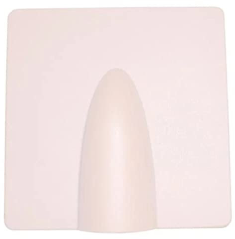 10 x Auline White Plastic Wall Blast Plates Ideal brick cover for aerial/satellite cable entry