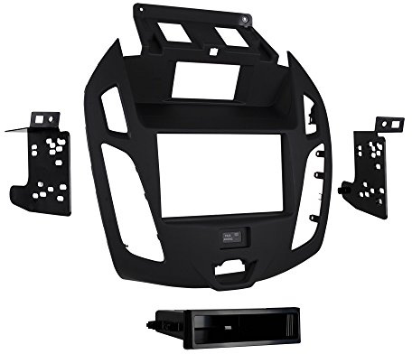 Metra 99-5831G Double/Single DIN Dash Kit for 2014 - Ford Transit Connect with OEM 4.3 Screen (Gray)