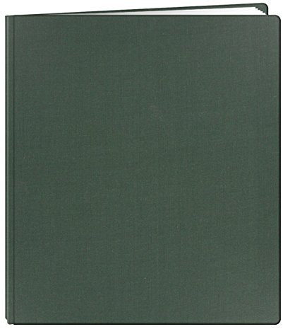 Pioneer 12 x 15 Zoll Familie Treasures Deluxe Stoff Post Bound Album, Hunter Green