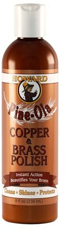 HOWARD Pine-Ola Copper & Brass Polish Cleaner Tarnish Remover - 236ml