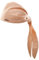 Capo Damen Leinen Turban Farbe:mango Größe: one-size