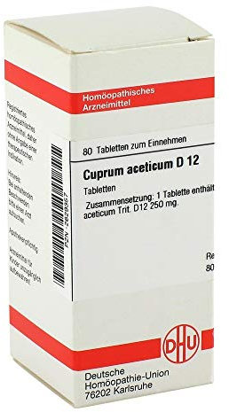 CUPRUM ACETICUM D 12 Tabletten 80 St