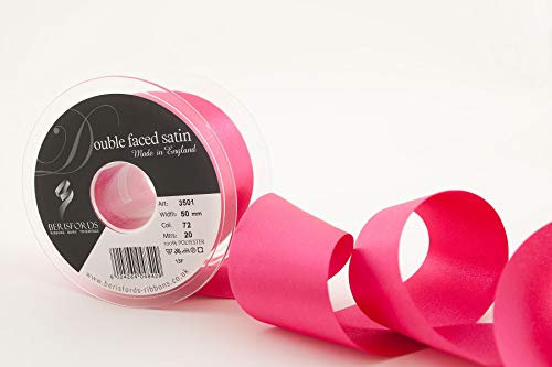 Berisfords Ribbon, Shocking Pink, 50 mm