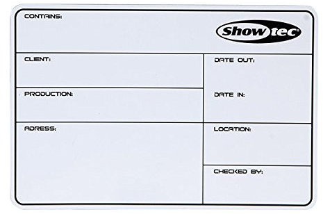 Flightcase Label SHOWTEC magnetic