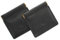 Visconti Paquet de 2 Porte-Monnaies en Cuir avec Ouvertures d'Encliquetage CP7 Noir
