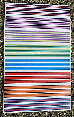 screenprint SLOTCAR SCALEXTRIC SCX RENNFAHREN Streifen 1/32nd sponsorenlogo Sticker Aufkleber