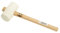 Thor 952W Maillet en caoutchouc Blanc Diamètre 54 mm