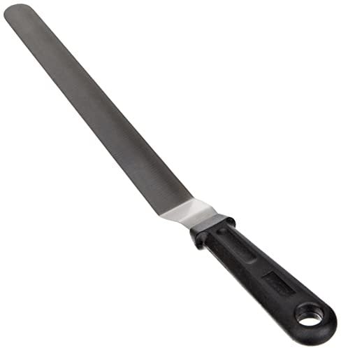 Lacor 60469 Spatule Longue Coudée Manche Solide 30 cm, Noir