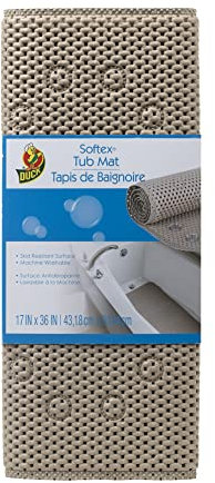 ShurTech 17in. X 36in. Beige Softex Badematte 442097
